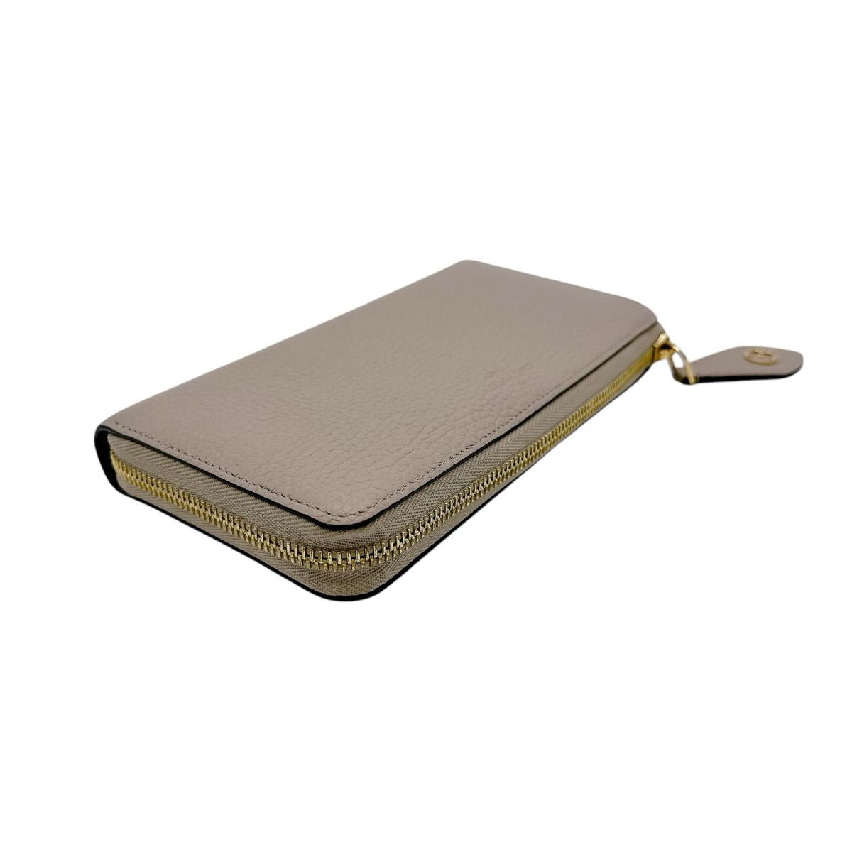 LOUIS VUITTON Long Wallet Purse M63104 Cowhide beige L-shaped fastener Taurillon Clemence Leather Portefeuille Comet Women(Unisex) Used Authentic