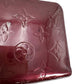 LOUIS VUITTON Long Wallet Purse M61379 Monogram Vernis Magenta Zip Around Monogram Zippy wallet Women Used Authentic