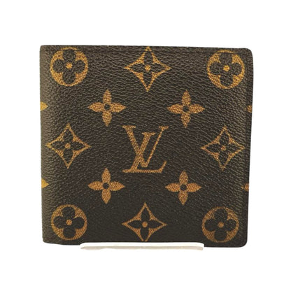 LOUIS VUITTON Bifold Wallet M61675 Monogram canvas Brown Bifold Wallet Monogram Includes Marco Coin Pocket unisex(Unisex) Used Authentic