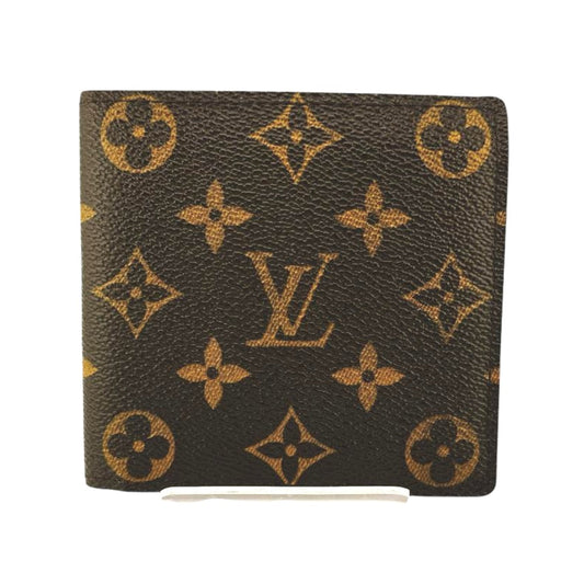 LOUIS VUITTON Bifold Wallet M61675 Monogram canvas Brown Bifold Wallet Monogram Includes Marco Coin Pocket unisex(Unisex) Used Authentic