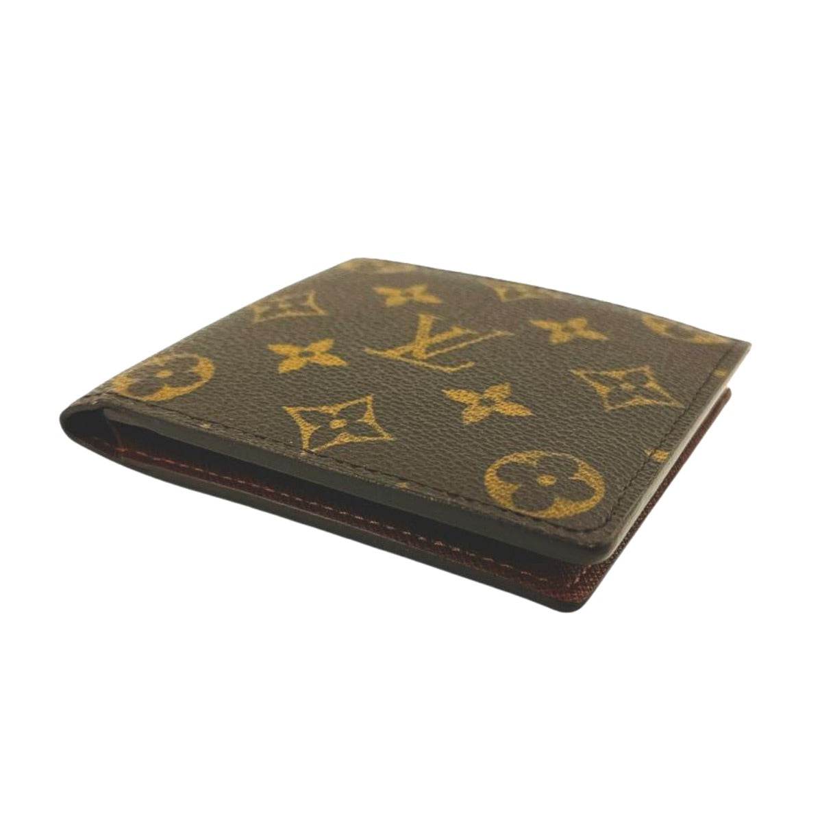 LOUIS VUITTON Bifold Wallet M61675 Monogram canvas Brown Bifold Wallet Monogram Includes Marco Coin Pocket unisex(Unisex) Used Authentic