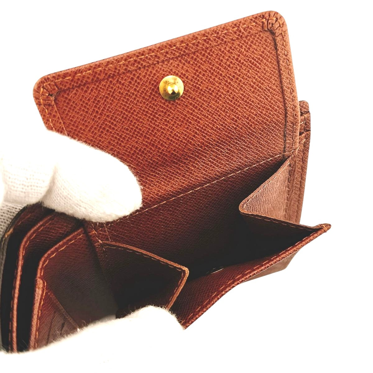 LOUIS VUITTON Bifold Wallet M61675 Monogram canvas Brown Bifold Wallet Monogram Includes Marco Coin Pocket unisex(Unisex) Used Authentic