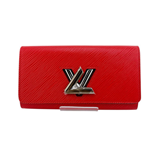 LOUIS VUITTON Long Wallet Purse M61179 Epi Leather Coklico Long Wallet Purse Epi Portefeuille twist Women Used Authentic