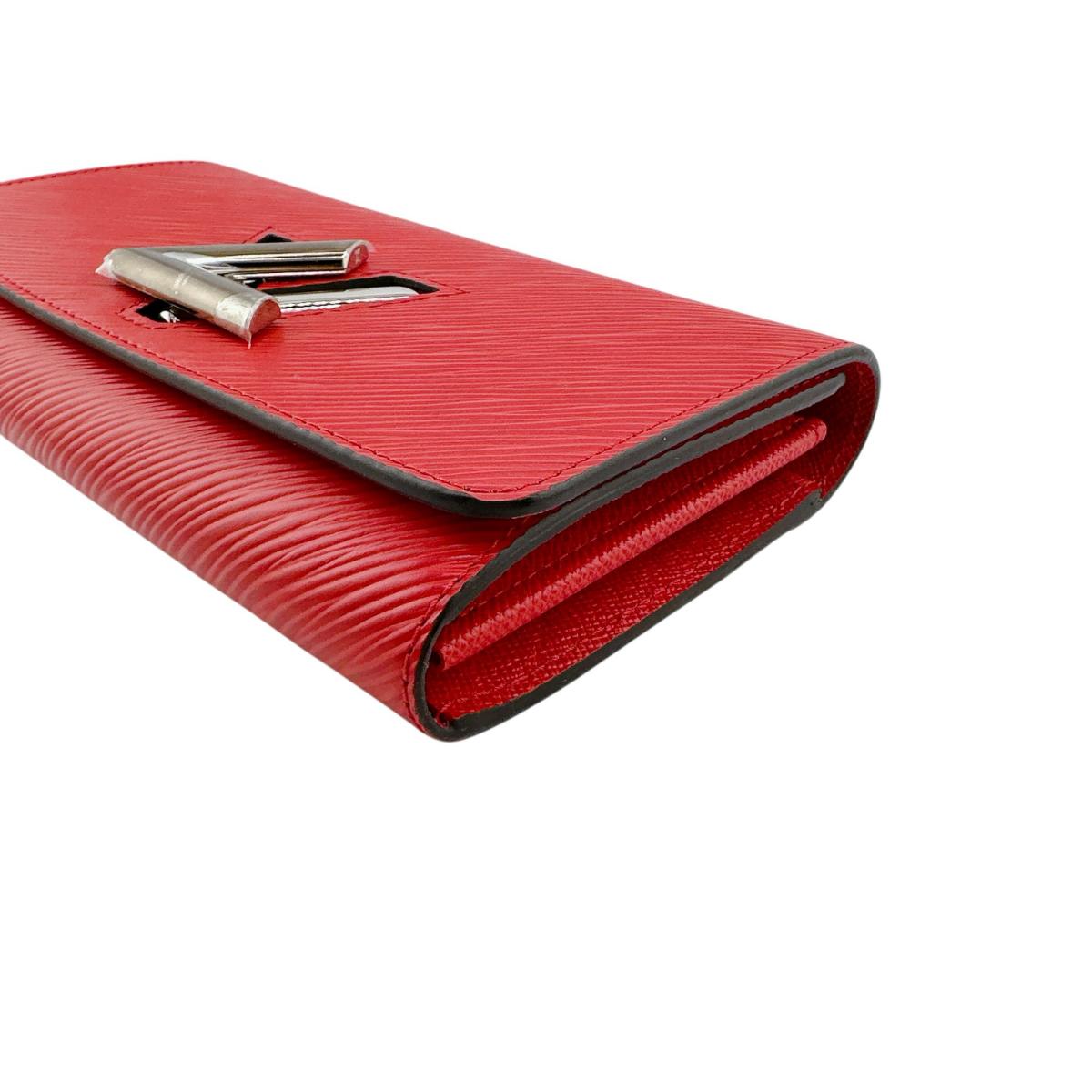 LOUIS VUITTON Long Wallet Purse M61179 Epi Leather Coklico Long Wallet Purse Epi Portefeuille twist Women Used Authentic