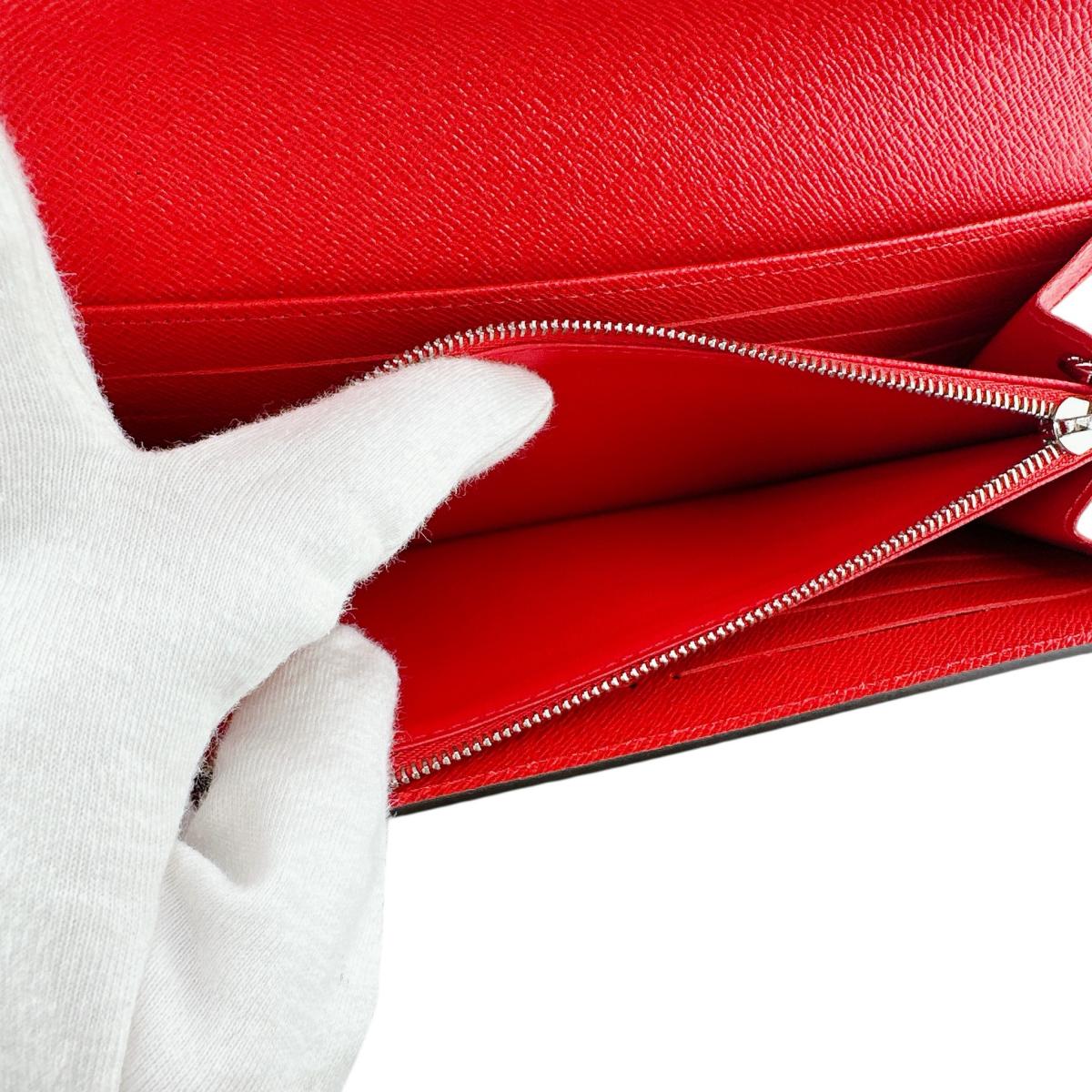 LOUIS VUITTON Long Wallet Purse M61179 Epi Leather Coklico Long Wallet Purse Epi Portefeuille twist Women Used Authentic