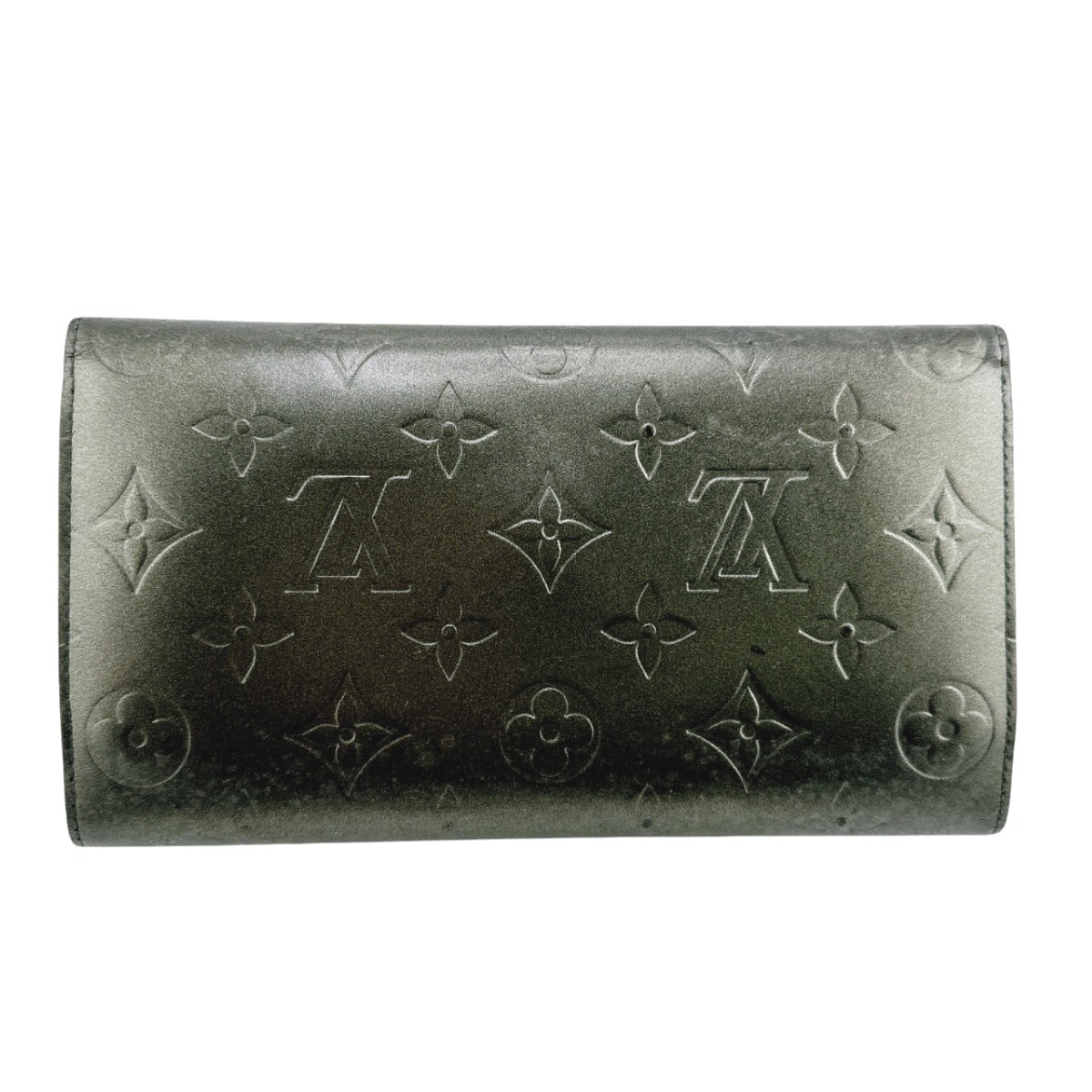 LOUIS VUITTON Tri-fold wallet M65102 Monogram mat Noir Tri-fold wallet Monogram Porfeuil unisex(Unisex) Used Authentic