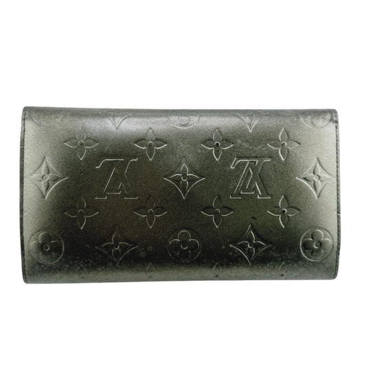 LOUIS VUITTON Tri-fold wallet M65102 Monogram mat Noir Tri-fold wallet Monogram Porfeuil unisex(Unisex) Used Authentic
