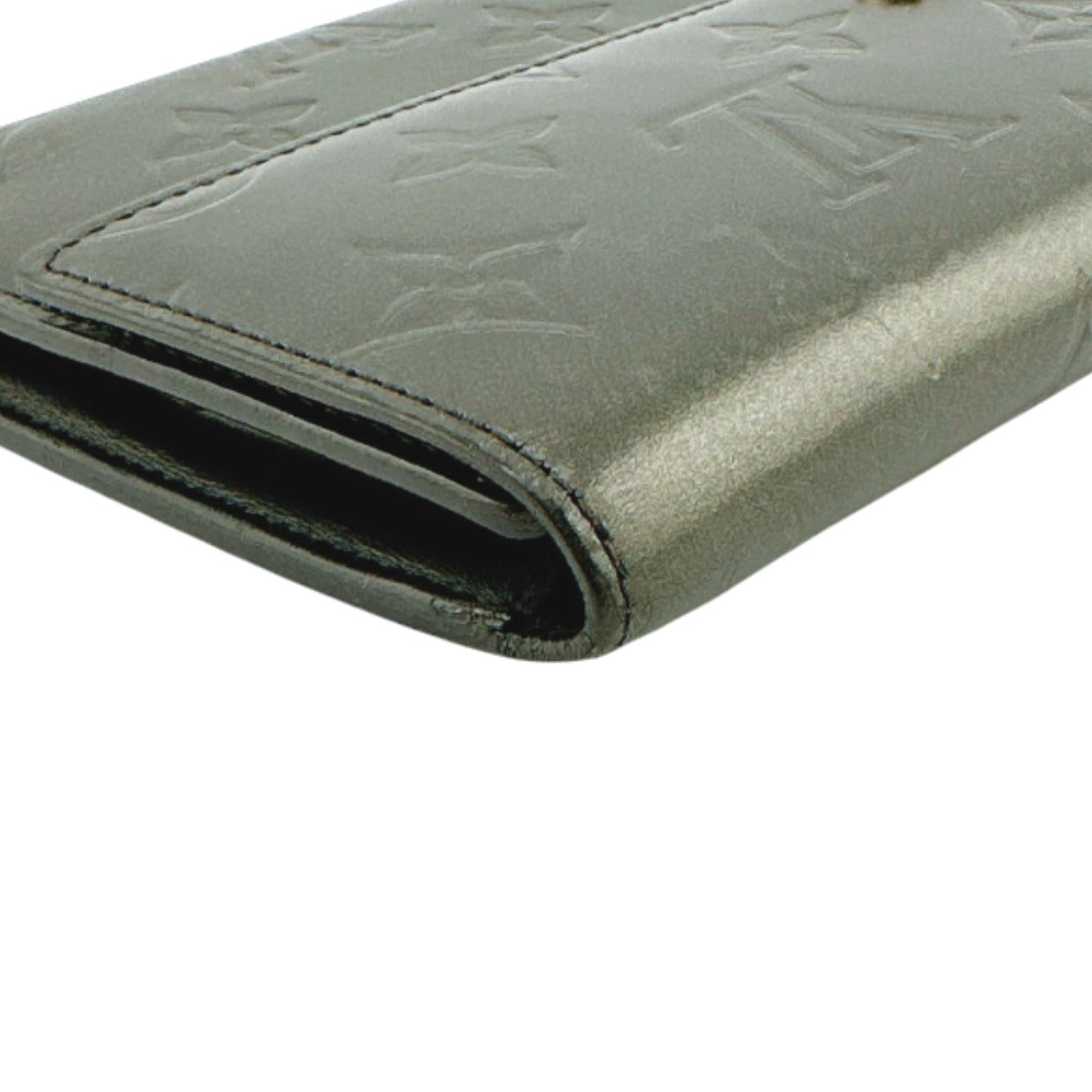 LOUIS VUITTON Tri-fold wallet M65102 Monogram mat Noir Tri-fold wallet Monogram Porfeuil unisex(Unisex) Used Authentic