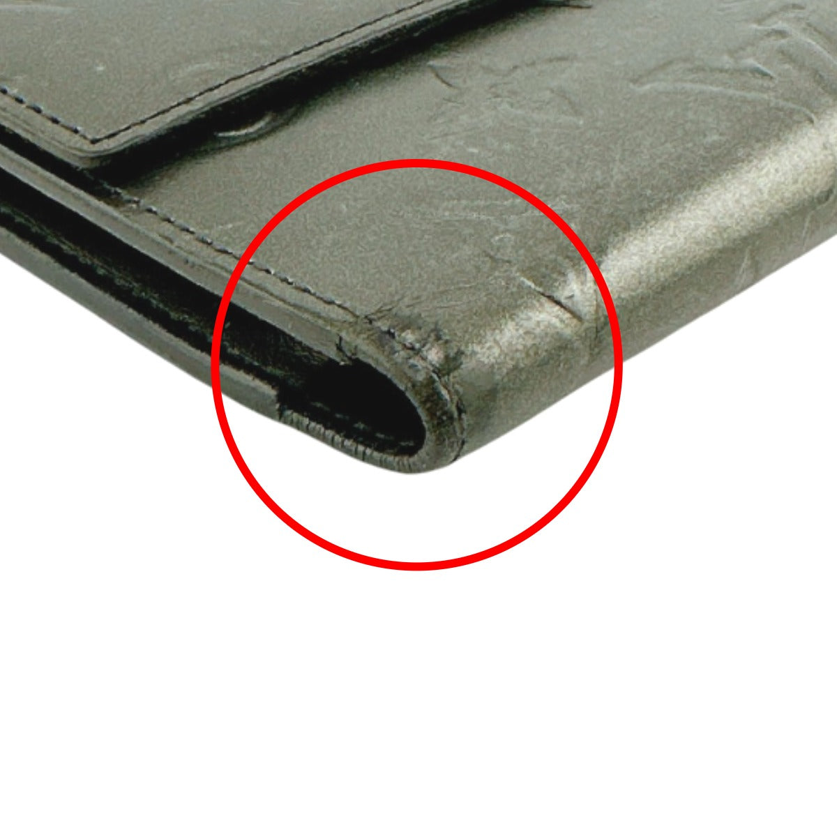 LOUIS VUITTON Tri-fold wallet M65102 Monogram mat Noir Tri-fold wallet Monogram Porfeuil unisex(Unisex) Used Authentic