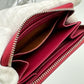 LOUIS VUITTON Coin case M60383 Epi Leather Red Coin case Epi Zip around purse Women Used Authentic
