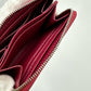 LOUIS VUITTON Coin case M60383 Epi Leather Red Coin case Epi Zip around purse Women Used Authentic