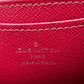 LOUIS VUITTON Coin case M60383 Epi Leather Red Coin case Epi Zip around purse Women Used Authentic