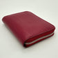LOUIS VUITTON Coin case M60383 Epi Leather Red Coin case Epi Zip around purse Women Used Authentic