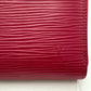 LOUIS VUITTON Coin case M60383 Epi Leather Red Coin case Epi Zip around purse Women Used Authentic