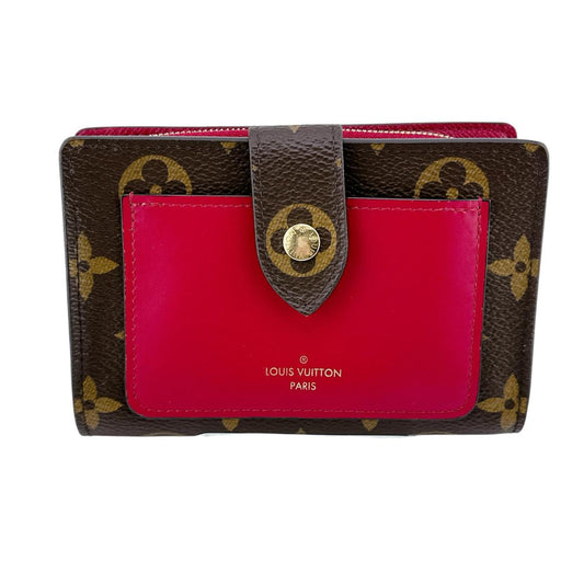 LOUIS VUITTON Bifold Wallet M69433 Monogram canvas Fuchsia Bifold Wallet Monogram Portefeuille Juliet Women Used Authentic