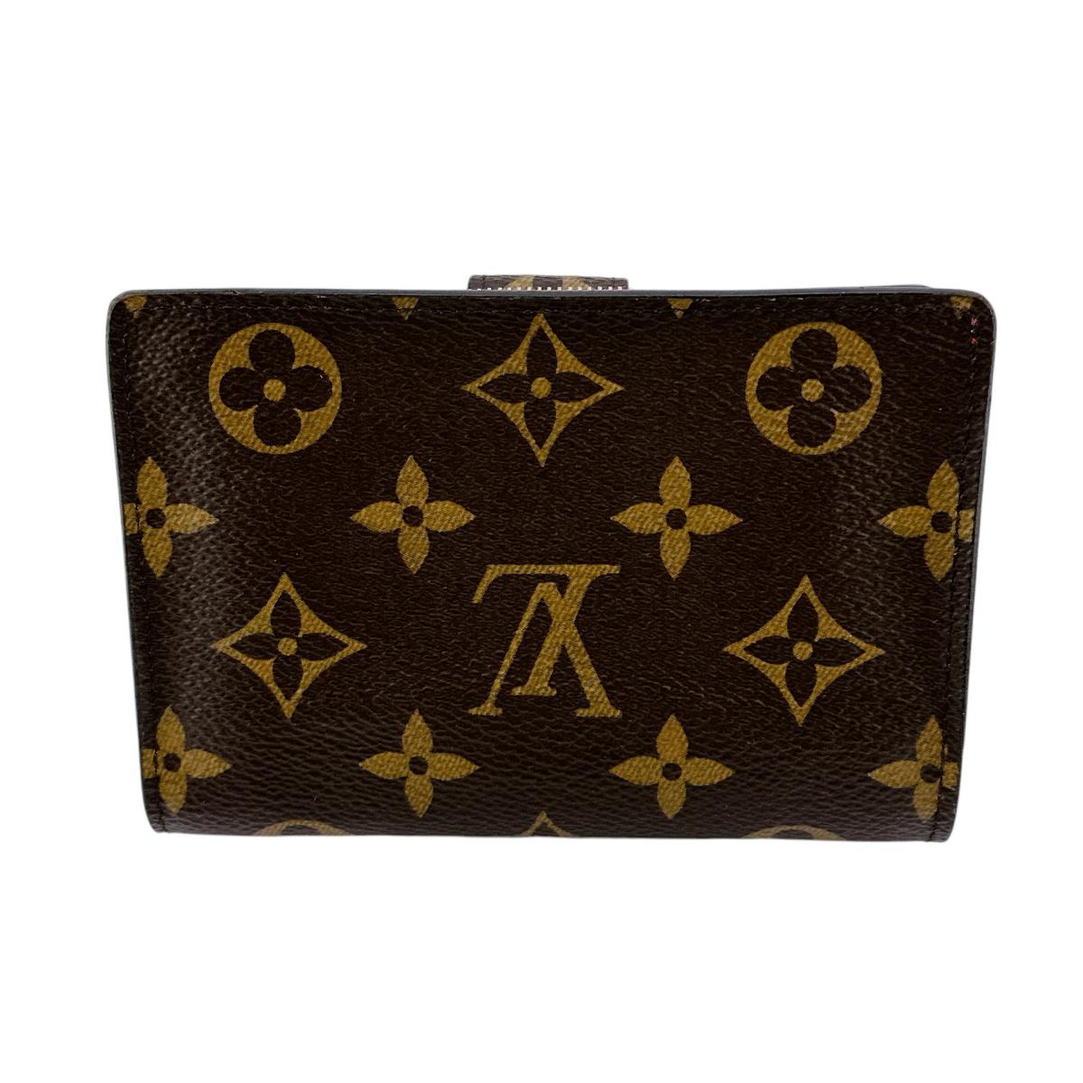LOUIS VUITTON Bifold Wallet M69433 Monogram canvas Fuchsia Bifold Wallet Monogram Portefeuille Juliet Women Used Authentic