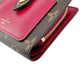 LOUIS VUITTON Bifold Wallet M69433 Monogram canvas Fuchsia Bifold Wallet Monogram Portefeuille Juliet Women Used Authentic