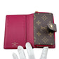 LOUIS VUITTON Bifold Wallet M69433 Monogram canvas Fuchsia Bifold Wallet Monogram Portefeuille Juliet Women Used Authentic