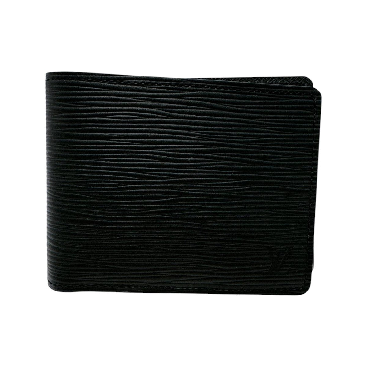 LOUIS VUITTON Bifold Wallet M60662 Epi Leather black Bifold Wallet Epi Portefeuille mens Used Authentic