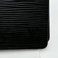 LOUIS VUITTON Bifold Wallet M60662 Epi Leather black Bifold Wallet Epi Portefeuille mens Used Authentic