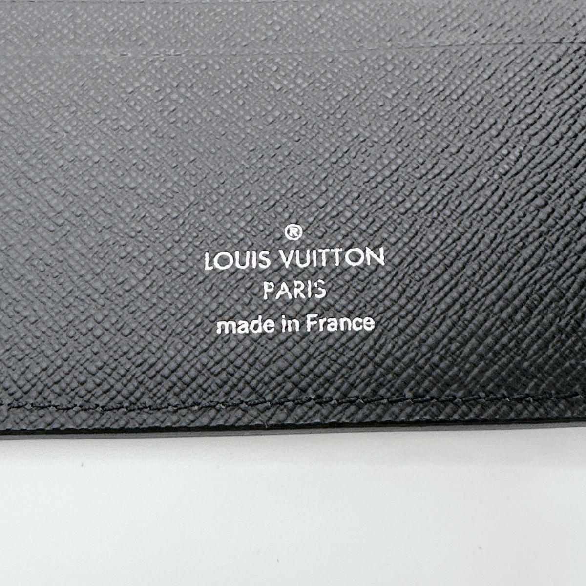 LOUIS VUITTON Bifold Wallet M60662 Epi Leather black Bifold Wallet Epi Portefeuille mens Used Authentic