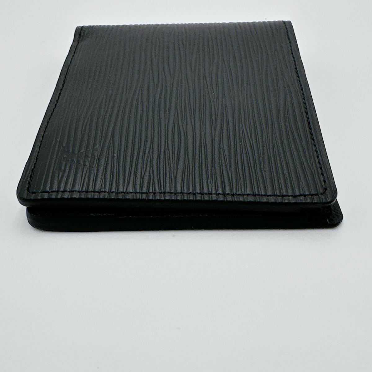 LOUIS VUITTON Bifold Wallet M60662 Epi Leather black Bifold Wallet Epi Portefeuille mens Used Authentic
