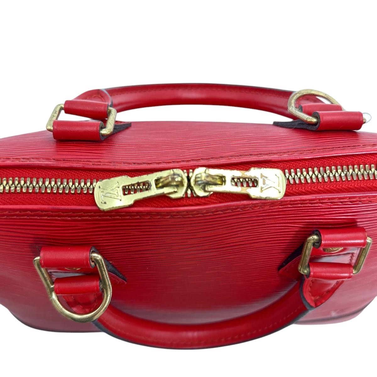 LOUIS VUITTON Handbag M52147  Epi Leather Castarian red Handbag Epi Alma Women Used Authentic