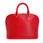 LOUIS VUITTON Handbag M52147  Epi Leather Castarian red Handbag Epi Alma Women Used Authentic