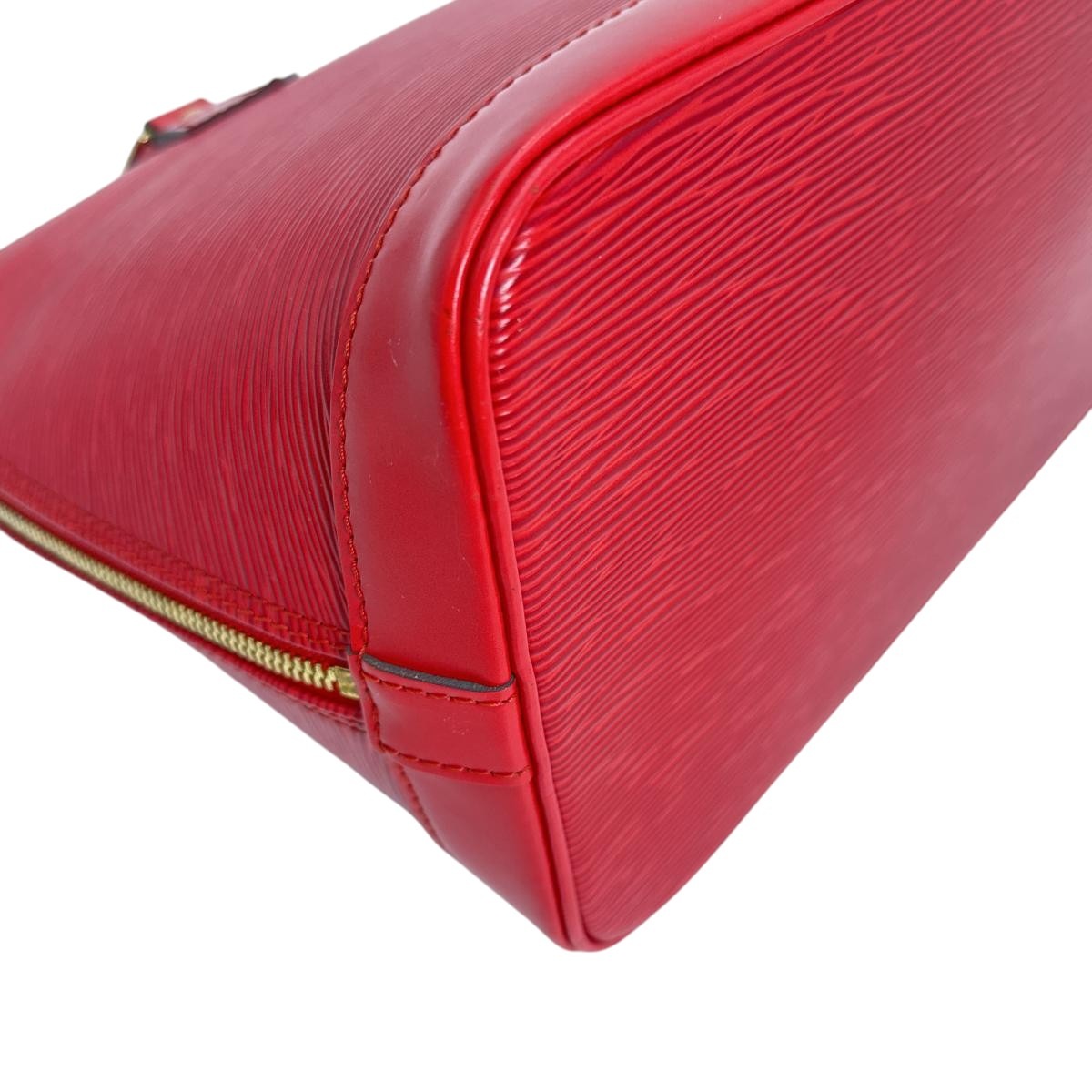 LOUIS VUITTON Handbag M52147  Epi Leather Castarian red Handbag Epi Alma Women Used Authentic