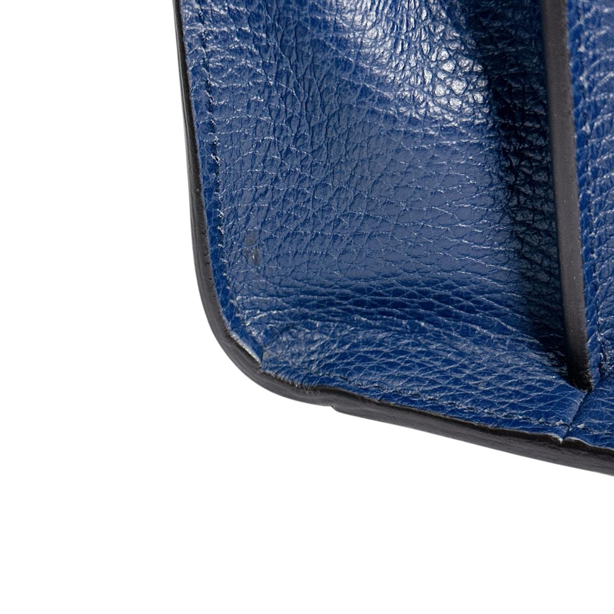 GUCCI Handbag 470271 Leather, Bamboo blue Bamboo leather 2way Women Used Authentic