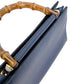 GUCCI Handbag 470271 Leather, Bamboo blue Bamboo leather 2way Women Used Authentic