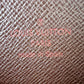 LOUIS VUITTON Long Wallet Purse N41661 Damier canvas Brown Long Wallet Purse Damier Zippy wallet unisex(Unisex) Used Authentic