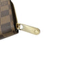 LOUIS VUITTON Long Wallet Purse N41661 Damier canvas Brown Long Wallet Purse Damier Zippy wallet unisex(Unisex) Used Authentic