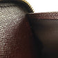 LOUIS VUITTON Long Wallet Purse N41661 Damier canvas Brown Long Wallet Purse Damier Zippy wallet unisex(Unisex) Used Authentic
