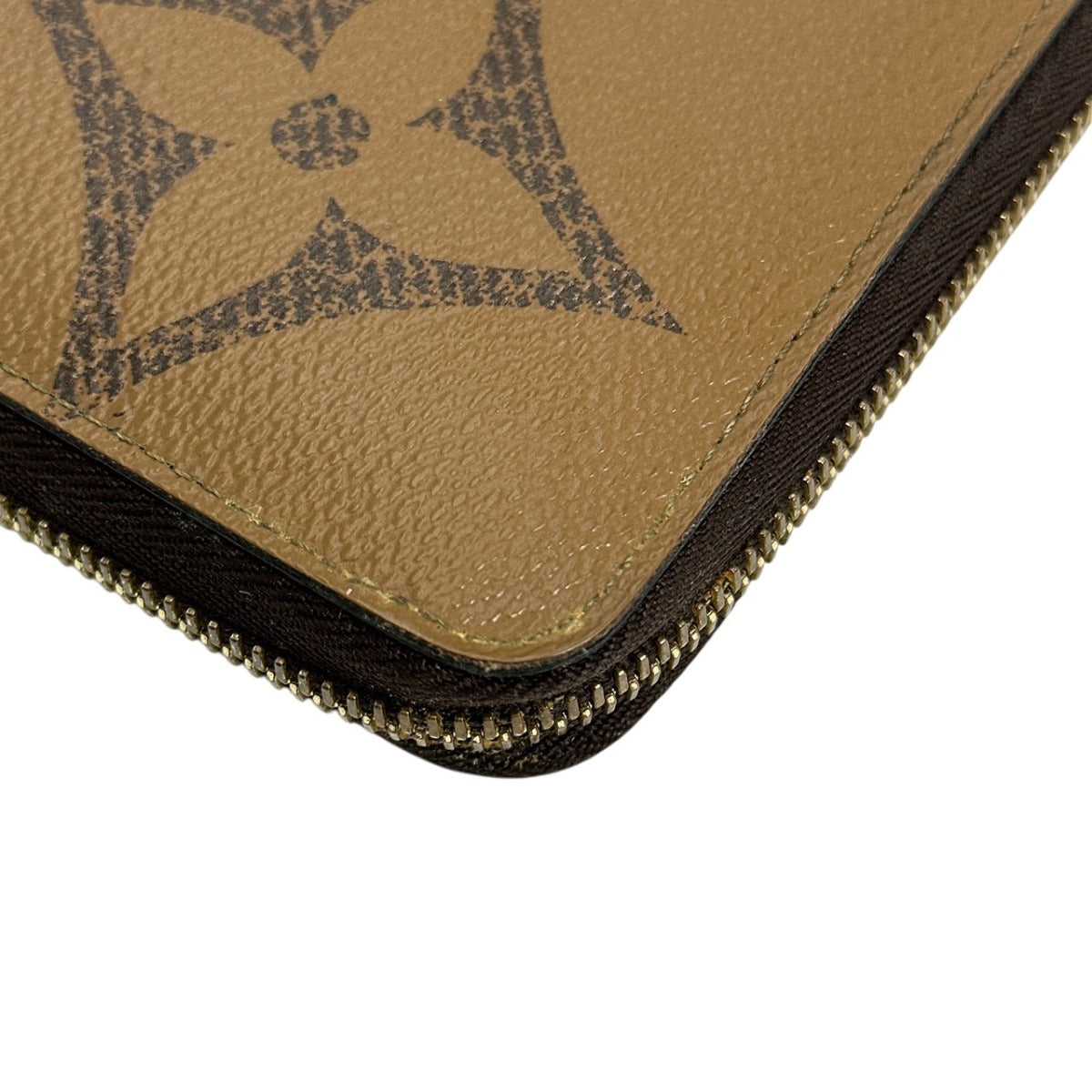LOUIS VUITTON Long Wallet Purse M69353 Monogram canvas Brown Long Wallet Purse Monogram Zippy wallet unisex(Unisex) Used Authentic