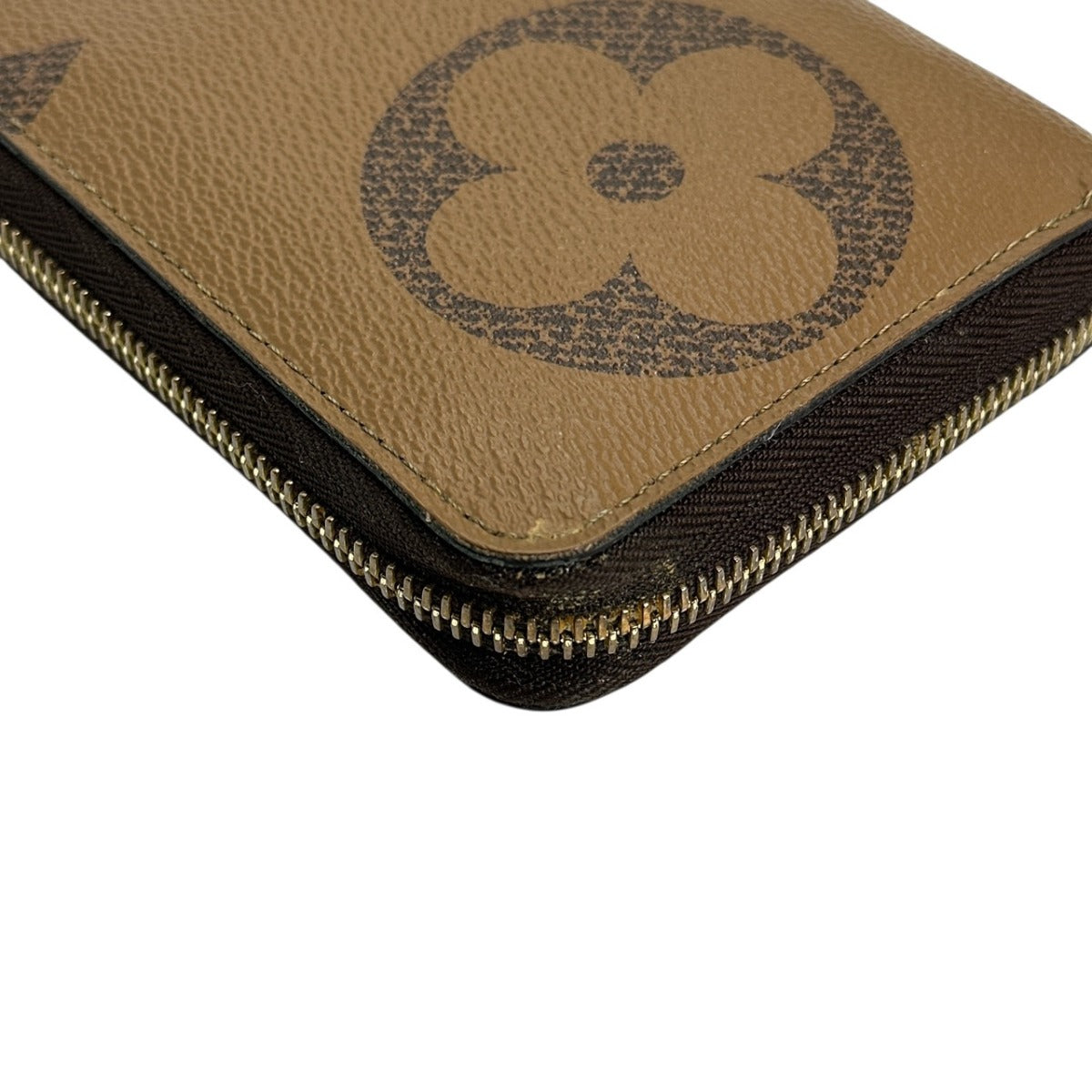 LOUIS VUITTON Long Wallet Purse M69353 Monogram canvas Brown Long Wallet Purse Monogram Zippy wallet unisex(Unisex) Used Authentic