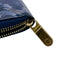 LOUIS VUITTON Long Wallet Purse M90018 Monogram Vernis blue Long Wallet Purse Monogram Vernis Ikat flower unisex(Unisex) Used Authentic