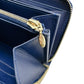 LOUIS VUITTON Long Wallet Purse M90018 Monogram Vernis blue Long Wallet Purse Monogram Vernis Ikat flower unisex(Unisex) Used Authentic