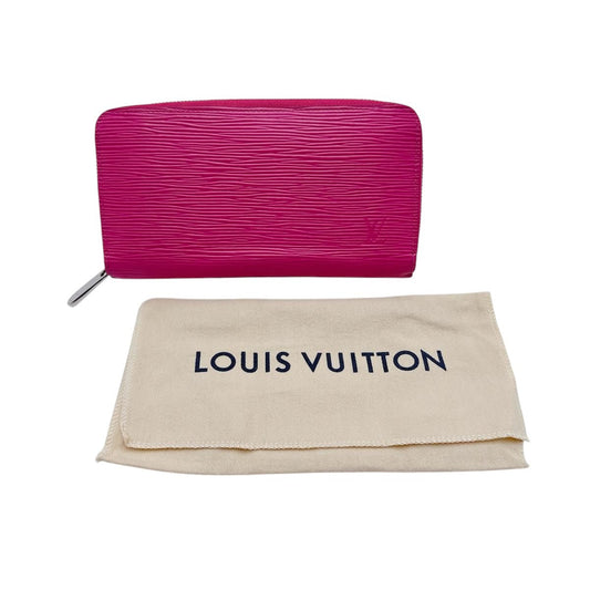 LOUIS VUITTON Long Wallet Purse M82050 Epi Leather pink Long Wallet Purse Epi Leather Zippy wallet Women Used Authentic