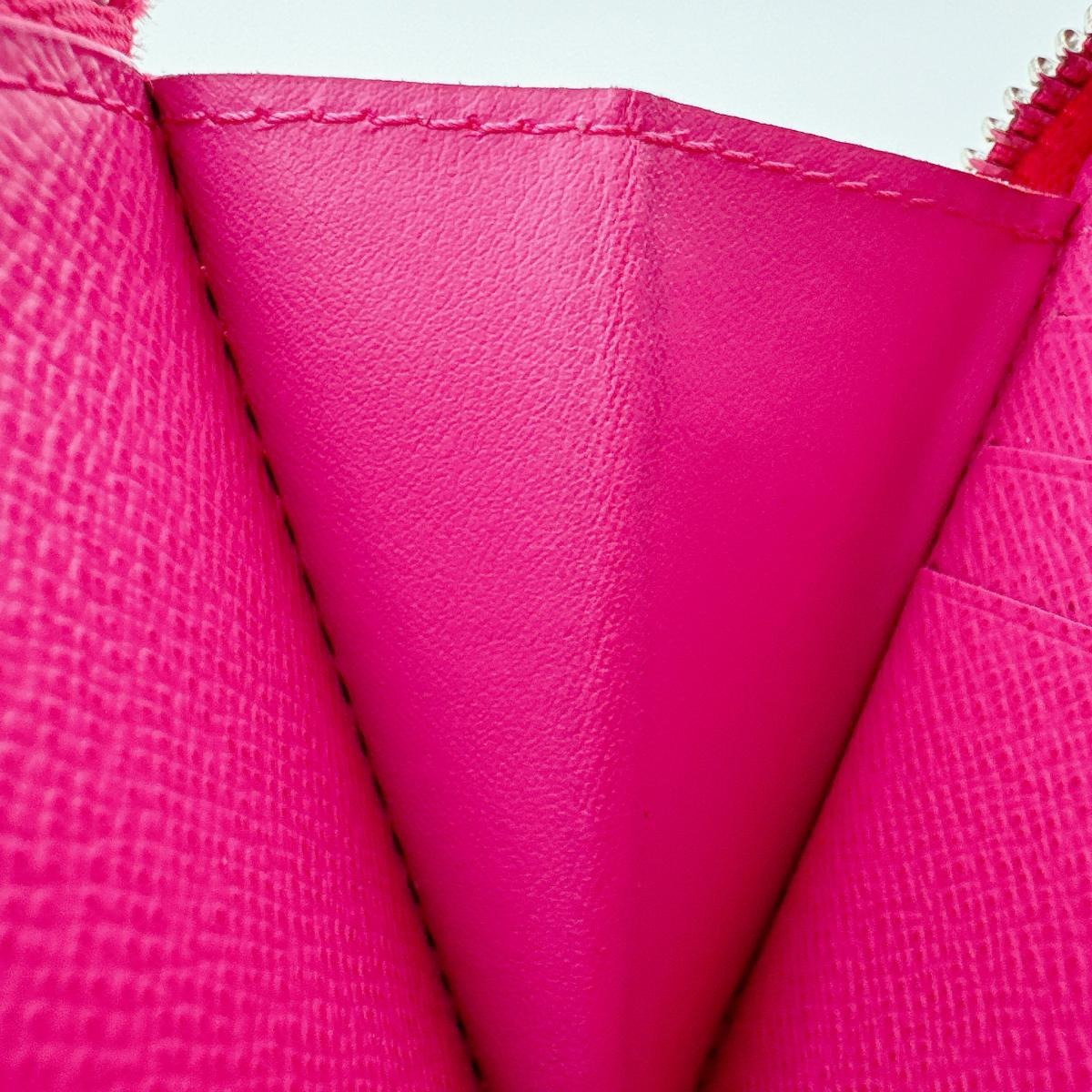 LOUIS VUITTON Long Wallet Purse M82050 Epi Leather pink Long Wallet Purse Epi Leather Zippy wallet Women Used Authentic