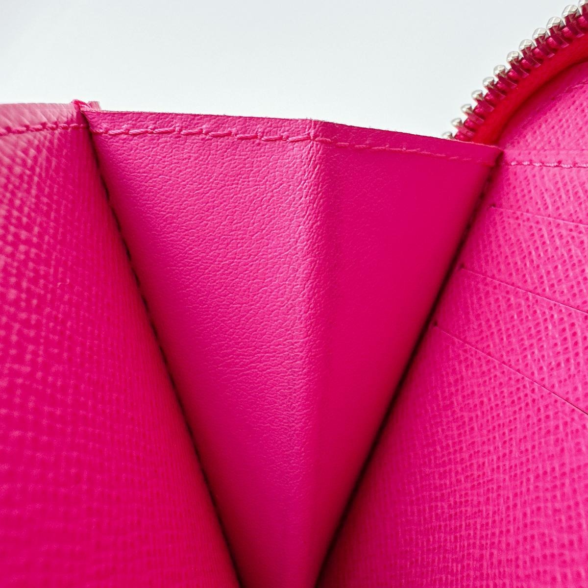 LOUIS VUITTON Long Wallet Purse M82050 Epi Leather pink Long Wallet Purse Epi Leather Zippy wallet Women Used Authentic
