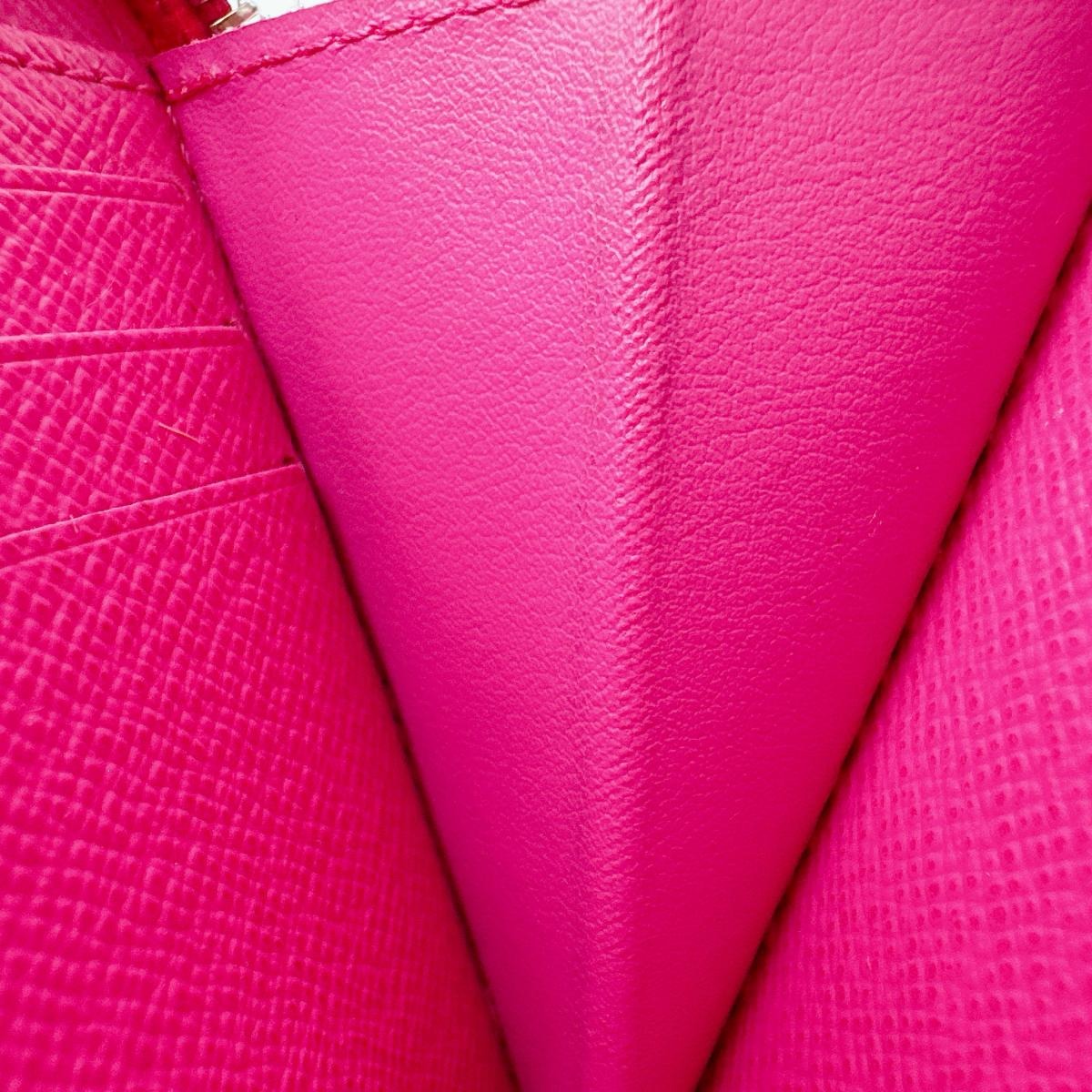 LOUIS VUITTON Long Wallet Purse M82050 Epi Leather pink Long Wallet Purse Epi Leather Zippy wallet Women Used Authentic