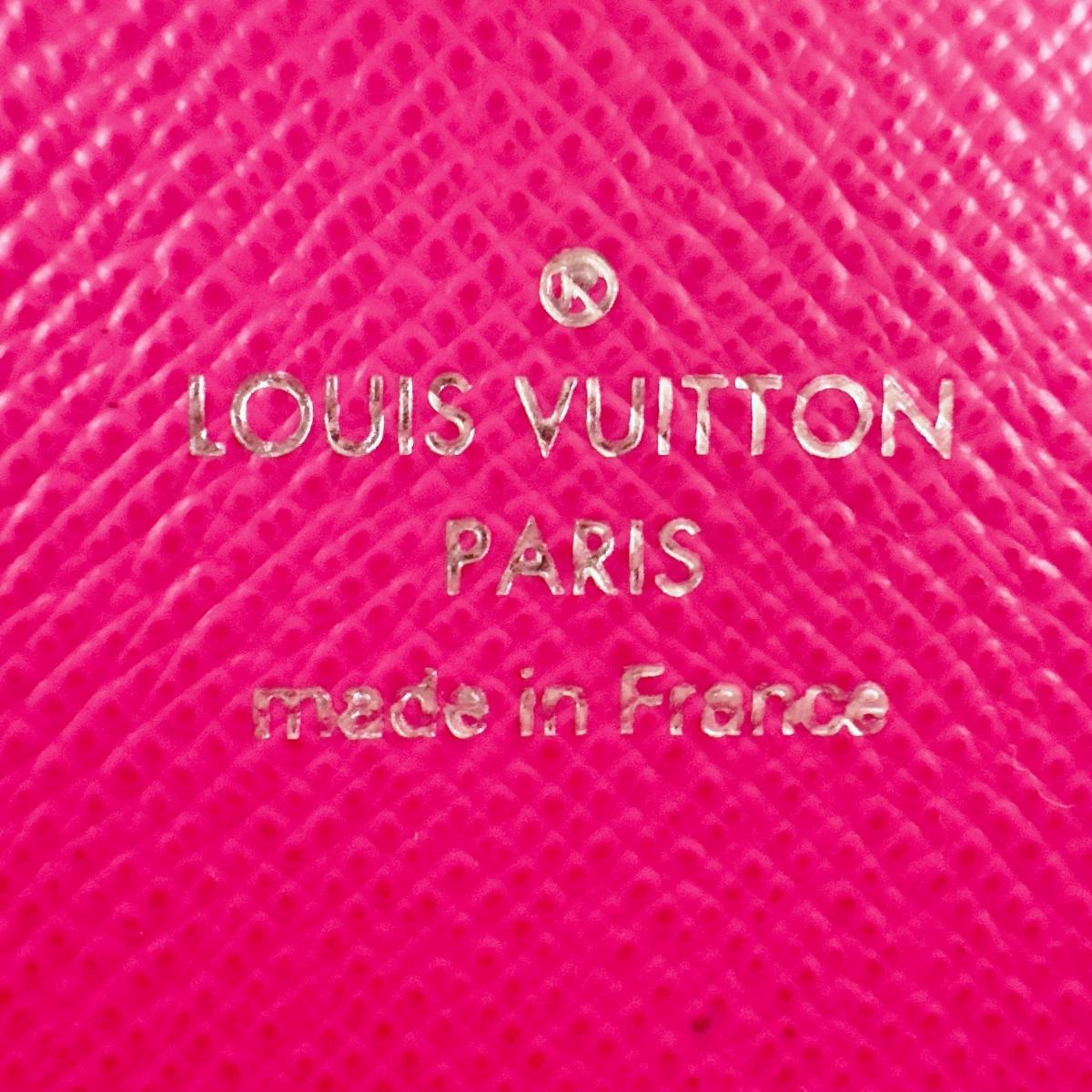 LOUIS VUITTON Long Wallet Purse M82050 Epi Leather pink Long Wallet Purse Epi Leather Zippy wallet Women Used Authentic