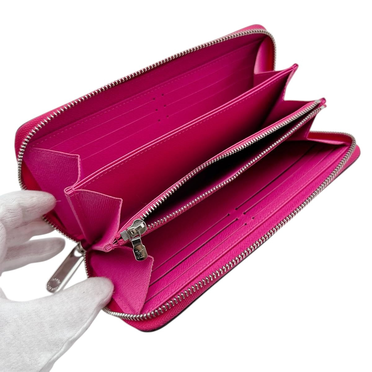 LOUIS VUITTON Long Wallet Purse M82050 Epi Leather pink Long Wallet Purse Epi Leather Zippy wallet Women Used Authentic