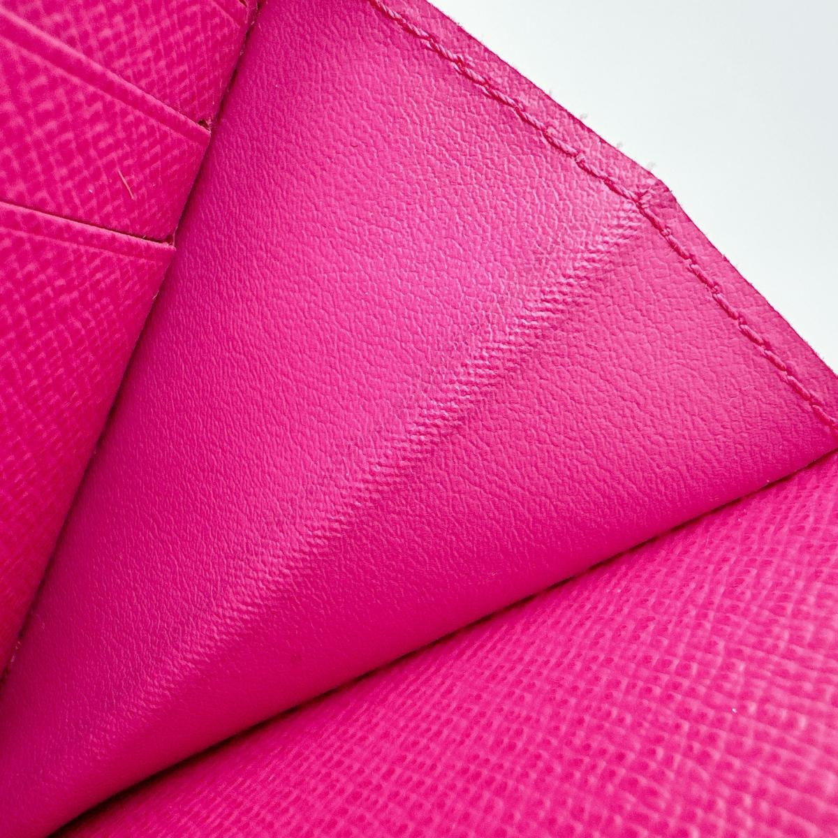 LOUIS VUITTON Long Wallet Purse M82050 Epi Leather pink Long Wallet Purse Epi Leather Zippy wallet Women Used Authentic