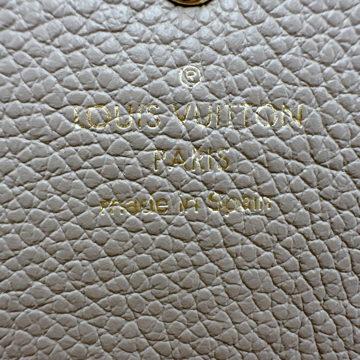 LOUIS VUITTON Long Wallet Purse M81049 Monogram Ann Platt beige Flap-type long wallet Monogram Ann Platt Portefeuille Sara Women Used Authentic