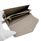 LOUIS VUITTON Long Wallet Purse M81049 Monogram Ann Platt beige Flap-type long wallet Monogram Ann Platt Portefeuille Sara Women Used Authentic