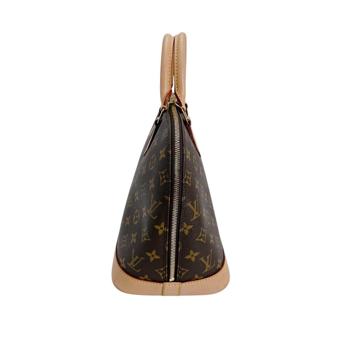 LOUIS VUITTON Handbag M51130 Monogram canvas Brown Monogram Alma