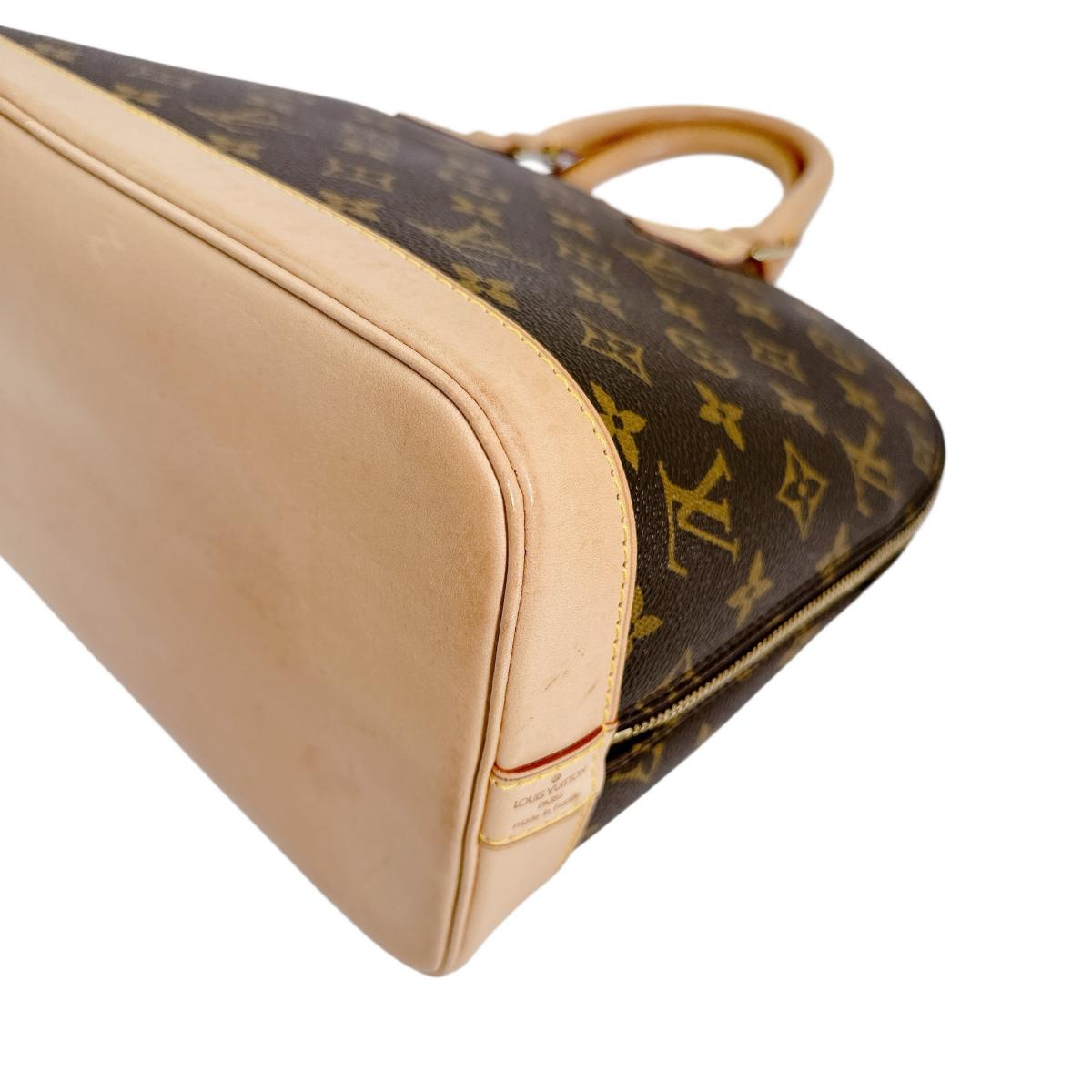 LOUIS VUITTON Handbag M51130 Monogram canvas Brown Monogram Alma