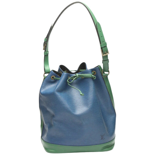 LOUIS VUITTON Shoulder Bag M44044 Epi Leather Blue x green Epi Noe